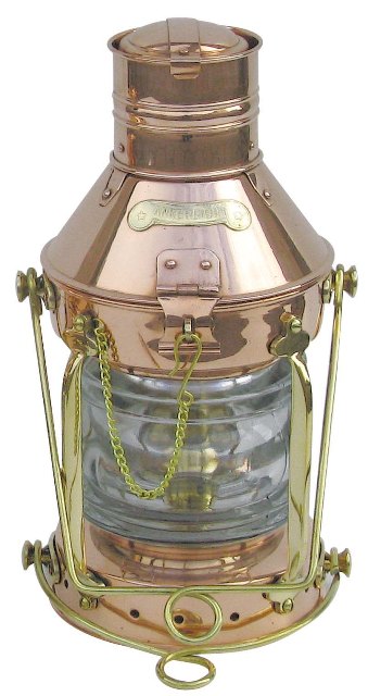 Lampe d\'Ancre - électrique 230V - cuivre - Luminaires & lampes